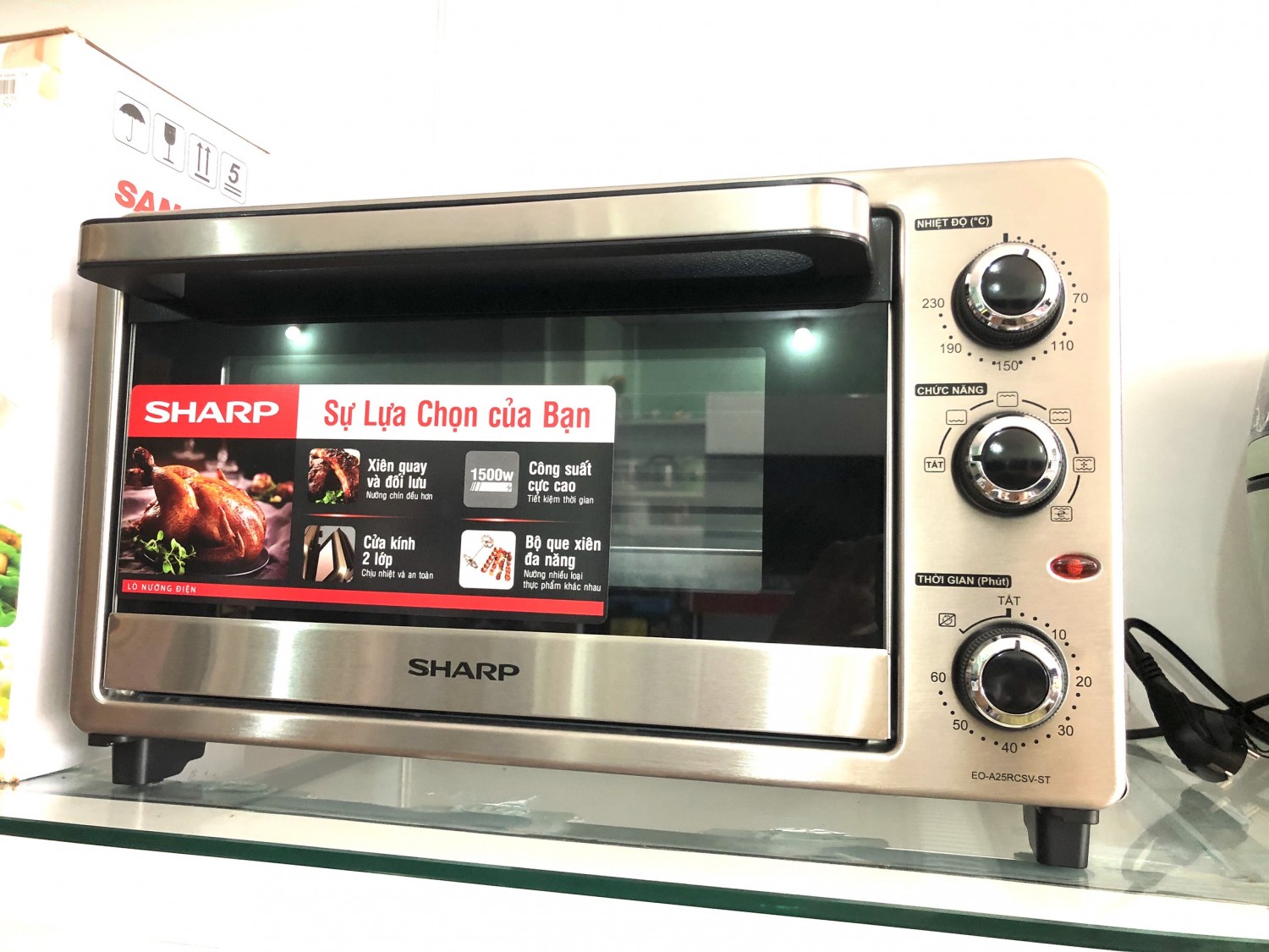 LÒ NƯỚNG SHARP 1500W 25L